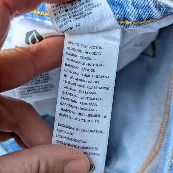 Levi's Ribcage Straight Ankle Jeans size 27 - Picture 9 of 11